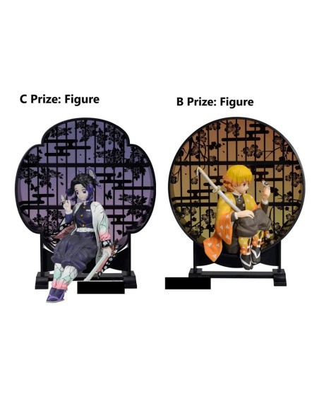 Figuras b y c kuji demon slayer resolution the second zenitsu & kocho + regalos sorpresa