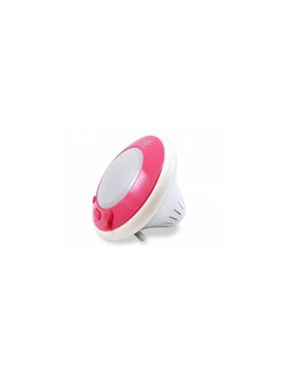 Altavoz conceptronic resistente al agua flotante rosa