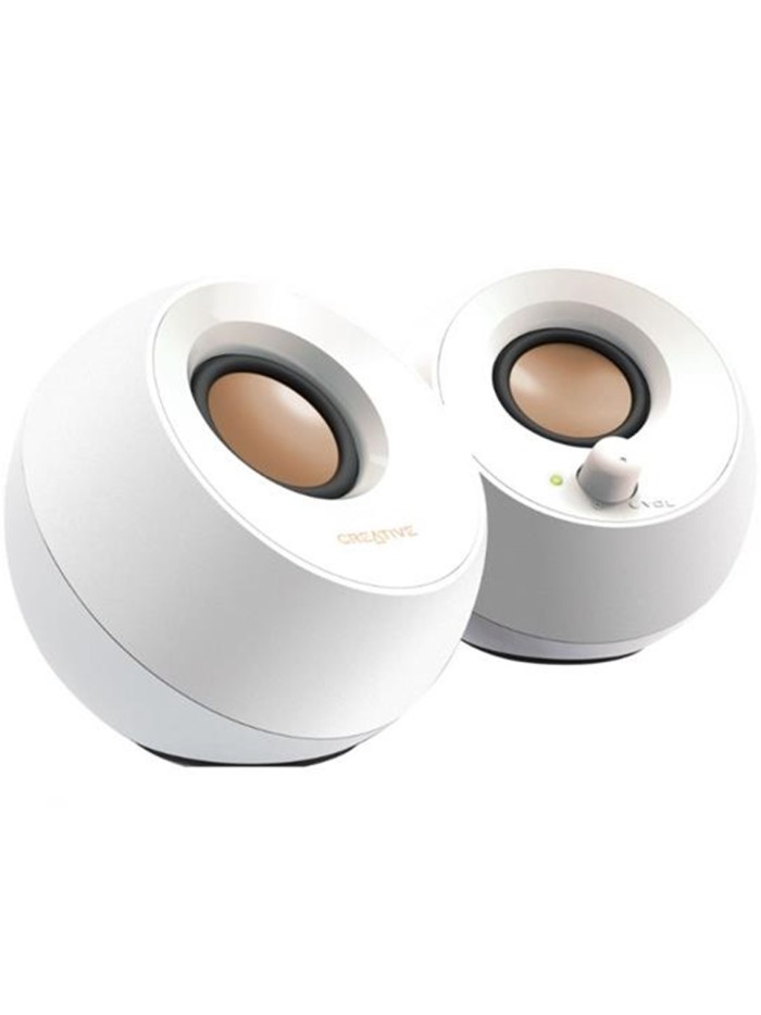 Altavoces creative pebble 2.0 speaker usb - blanco Altavoces creative pebble 2.0 speaker usb - blanco