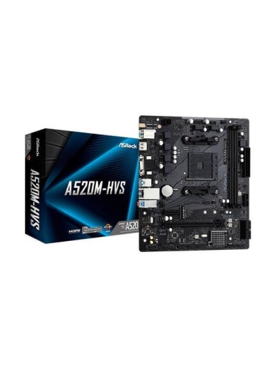 Placa base asrock am4 a520m - hvs m - atx 90 - mxbe60 - a0uayz