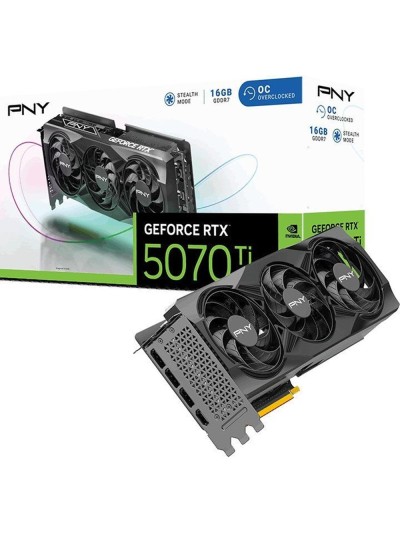 Tarjeta grafica pny rtx 5070 ti oc 16gb gddr7