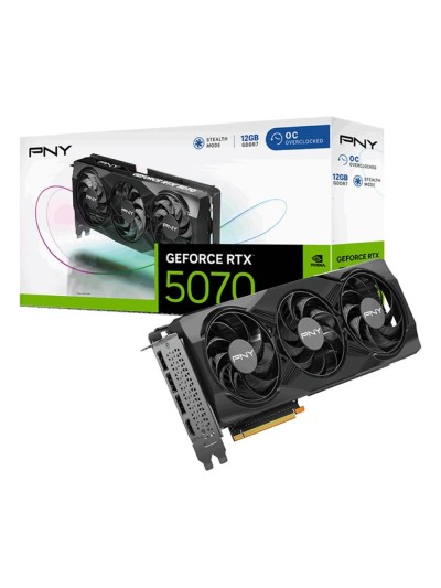 Tarjeta grafica pny rtx 5070 oc 12gb gddr7