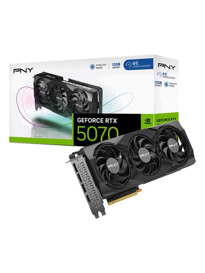 Tarjeta grafica pny rtx 5070 oc 12gb gddr7 Tarjeta grafica pny rtx 5070 oc 12gb gddr7