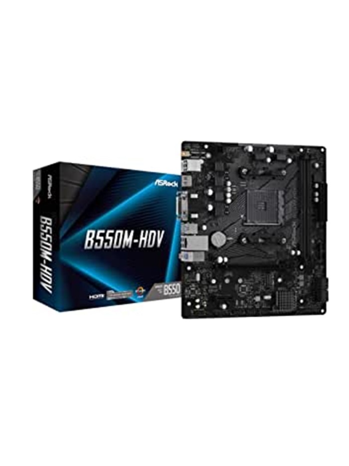 Placa base asrock amd am4 b550m - hdv m - atx - 2x ddr4 - 4x sata3 - 4x usb 3.2 - 2x usb 2.0 90 - mxbdj0 - a0uayz Placa base asrock amd am4 b550m - hdv m - atx - 2x ddr4 - 4x sata3 - 4x usb 3.2 - 2x usb 2.0 90 - mxbdj0 - a0uayz