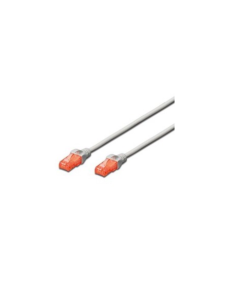 Cable red ewent latiguillo rj45 utp cat6 1m gris