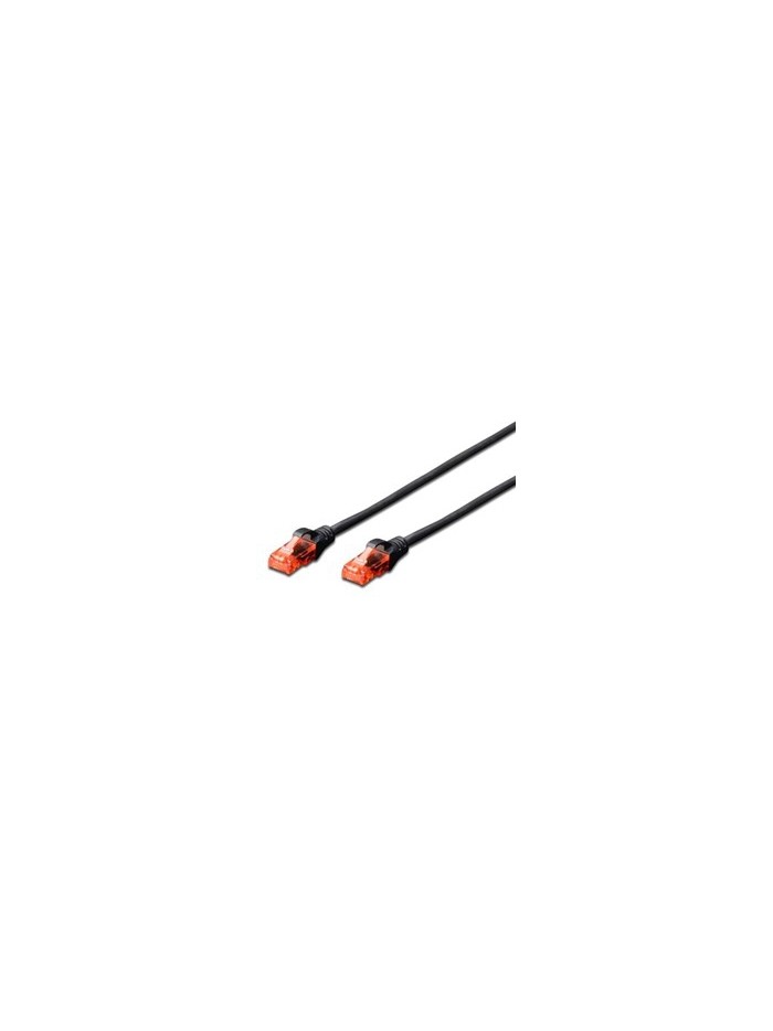 Cable red ewent latiguillo rj45 utp cat6 1m negro Cable red ewent latiguillo rj45 utp cat6 1m negro