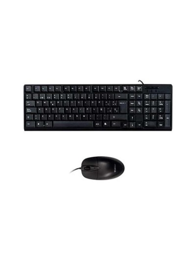 Kit teclado + mouse raton unykach oem 50535 usb negro