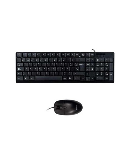 Kit teclado + mouse raton unykach oem 50535 usb negro