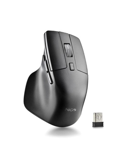 Raton inalambrico ngs hit - rb negro