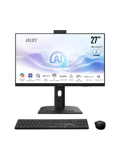Ordenador all in one msi am273qp - 051es u7 - 155h 32gb ssd 1tb 27 pulgadas