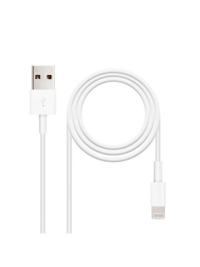 Cable lightning a usb tipo a nanocable 50cm - macho - macho