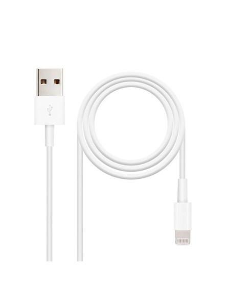 Cable lightning a usb tipo a nanocable 50cm - macho - macho