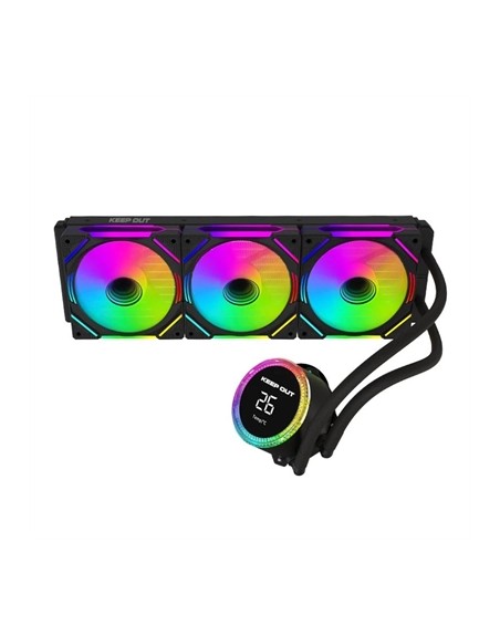 Keep out refrig. liquida xwc - 360 pro display black
