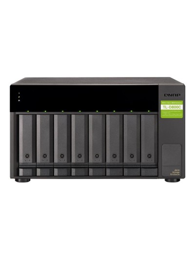 Servidor nas qnap tl - d800c 8 bahias