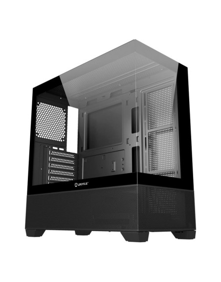 Caja ordenador gaming unykach revelat uk121801 atx cristal templado negra