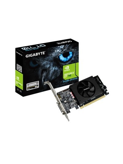 Tarjeta grafica gigabyte nvidia g - force gt 710 - d5 2gb gddr5 dual - link dvi - i hdmi