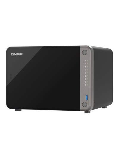 Servidor nas qnap ts - ai642 - 8g 6 baihas 8gb gigabit ethernet