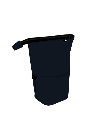 Estuche portatodo antartik cubilete color negro 190x60x80 mm