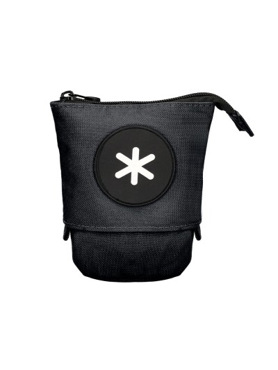 Estuche portatodo antartik cubilete color negro 190x60x80 mm