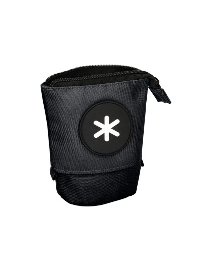 Estuche portatodo antartik cubilete color negro 190x60x80 mm
