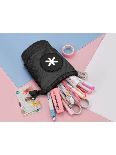 Estuche portatodo antartik cubilete color negro 190x60x80 mm