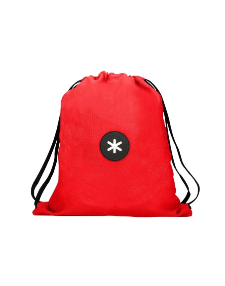 Saco plano antartik bolsillo interior con cremallera color rojo 350x400 mm
