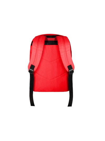 Cartera antartik mochila con asa y bolsillo frontal concremallera color rojo 320x140x430 mm
