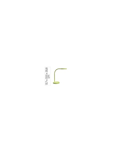 Lampara de escritorio maul led joy color verde lima 137x335x358 mm