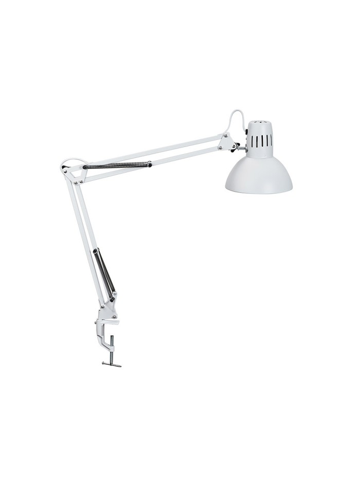 Lampara de escritorio maul study con pinza color blanco 170x440x350 mm Lampara de escritorio maul study con pinza color blanco 170x440x350 mm