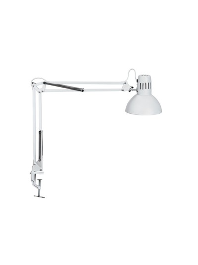Lampara de escritorio maul study con pinza color blanco 170x440x350 mm