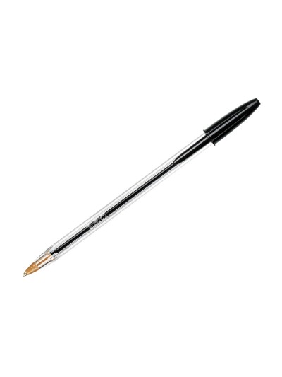 Boligrafo bic cristal original tinta negra bolsa de 5 unidades