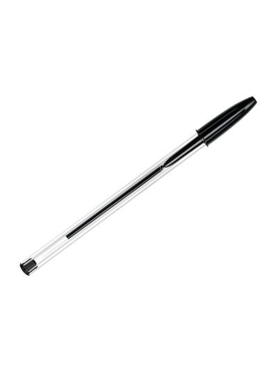 Boligrafo bic cristal original tinta negra bolsa de 5 unidades