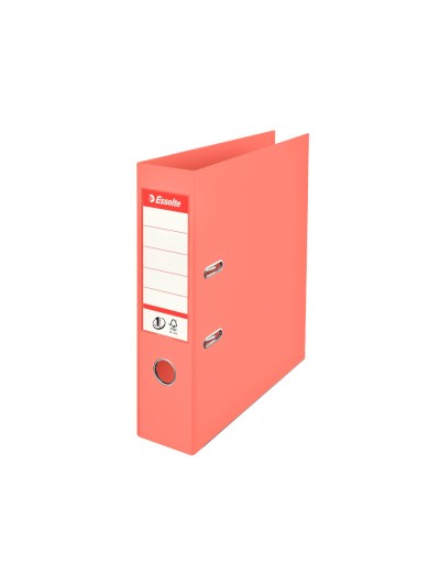 Archivador de palanca esselte colour breeze carton forrado pvc din a4 lomo 75 mm color coral