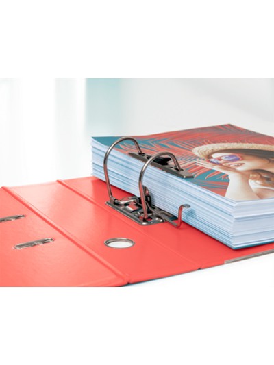 Archivador de palanca esselte colour breeze carton forrado pvc din a4 lomo 75 mm color coral