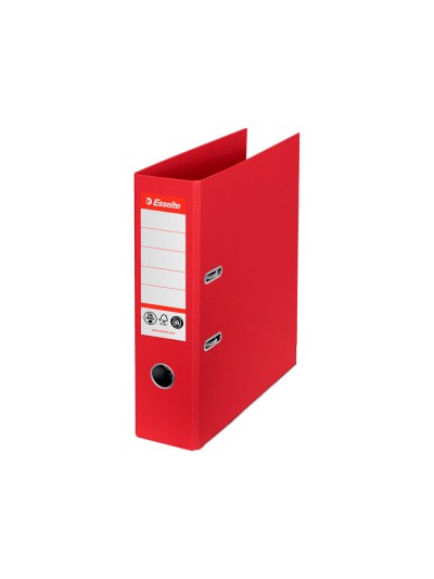 Archivador de palanca esselte n 1 co2 neutral din a4 carton forrado lomo 75 mm rojo vivida