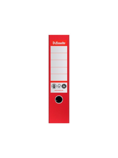 Archivador de palanca esselte n 1 co2 neutral din a4 carton forrado lomo 75 mm rojo vivida
