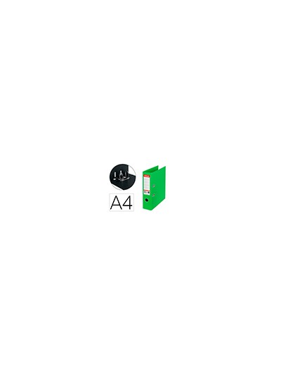 Archivador de palanca esselte n 1 co2 neutral din a4 carton forrado lomo 75 mm verde vivida
