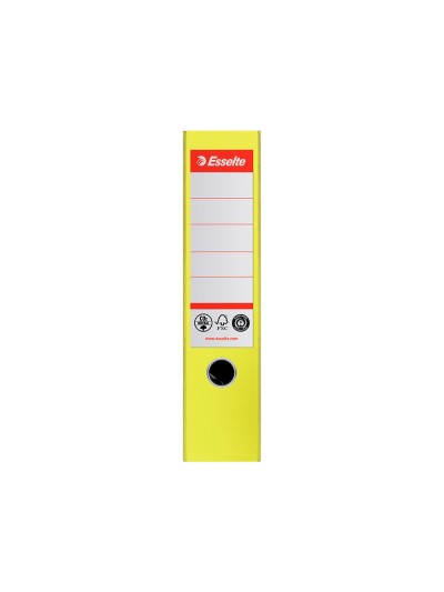 Archivador de palanca esselte n 1 co2 neutral din a4 carton forrado lomo 75 mm amarillo vivida