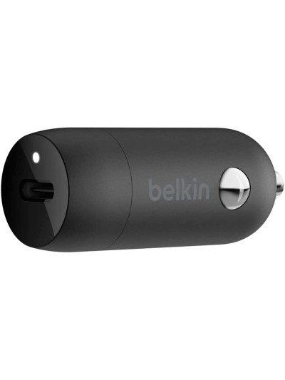 Cargador para coche belkin cca003btbk usb-c pd 20w boost charge color negro