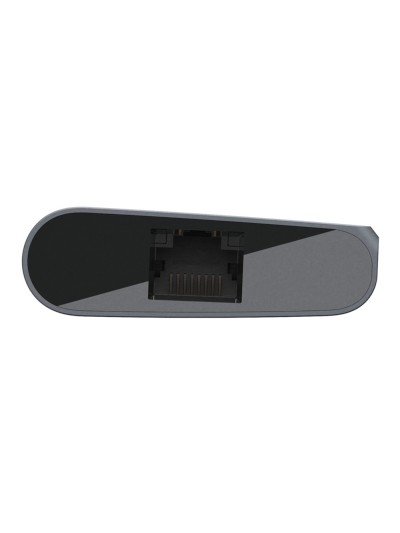 Adaptador belkin avc008btsgy multipuerto usb-c a ethernet / usb-c / usb-a / hdmi / sd color gris