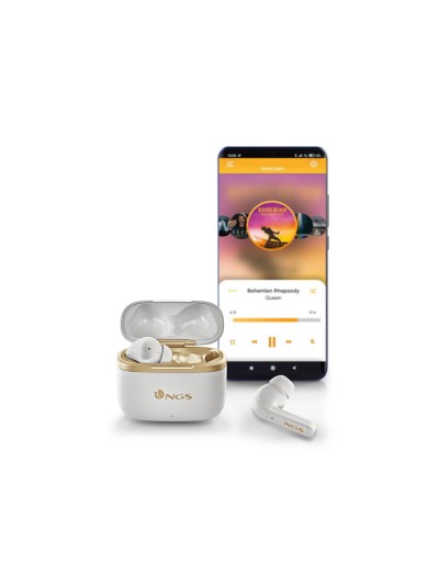 Auricular ngs artica trophy inalambrico alcance 10 m base de carga control tactil autonomia 20 horas usb-c