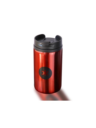 Vaso antartik acero inoxidable con tapa dosificador de seguridad y base acolchada 290 ml color rojo