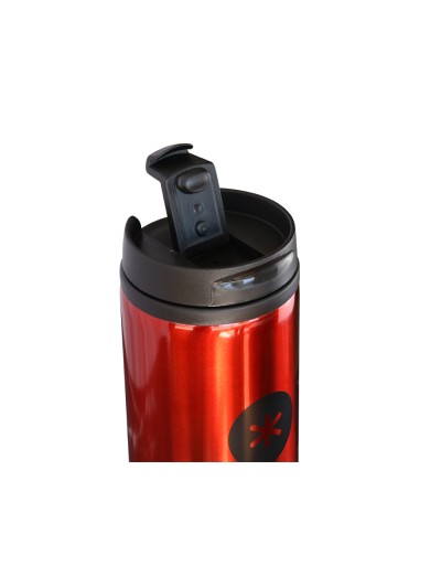 Vaso antartik acero inoxidable con tapa dosificador de seguridad y base acolchada 290 ml color rojo