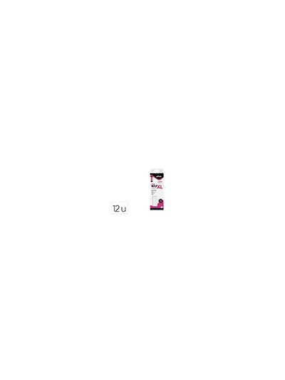 Barra termofusible plico cola max xl baja temperatura 11,5 mm de diametro x 200 mm de alto blister de 12 unidades