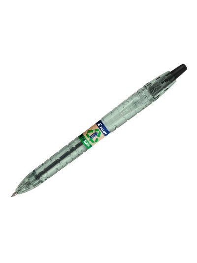 Boligrafo pilot ecoball plastico reciclado tinta aceite punta de bola 1 mm color negro