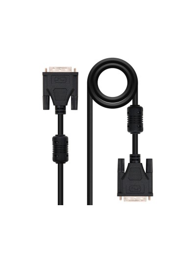 Cable dvi nanocable dual link 24+1/m-m color negro longitud 5 m
