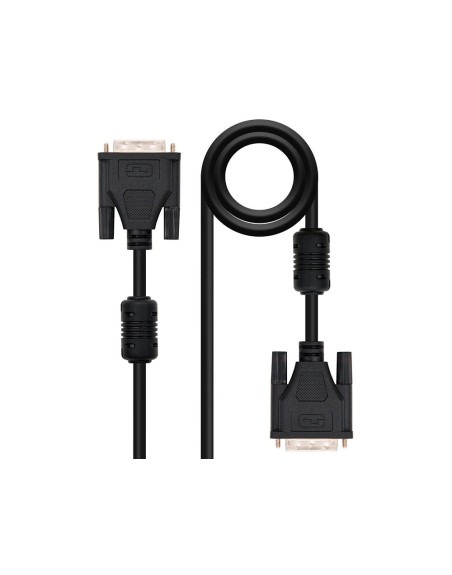 Cable dvi nanocable dual link 24+1/m-m color negro longitud 5 m