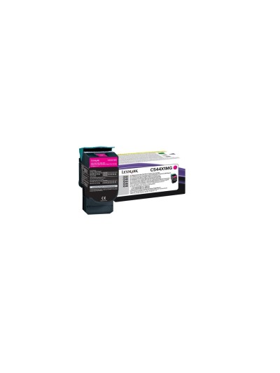 Toner lexmark laser c544 / x544 c544x1mg magenta 4000 paginas