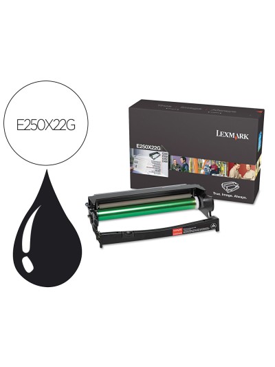 Tambor lexmark e250x22g e250 / e350 / e352 / e450 negro 30000 paginas