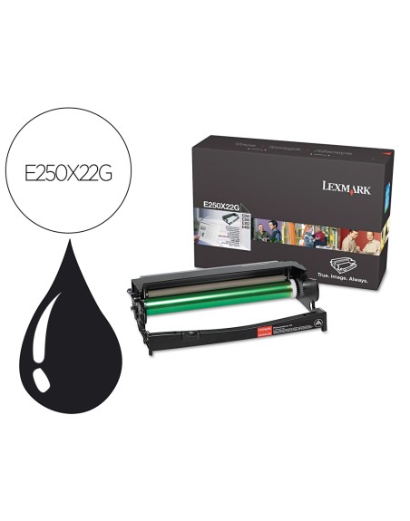 Tambor lexmark e250x22g e250 / e350 / e352 / e450 negro 30000 paginas